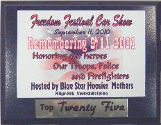 Click here for larger image of this 7 by 9 inch car show trophy plaque.